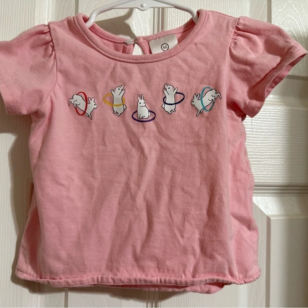 Hanna Andersson Hula Hooping Rabbits Tee